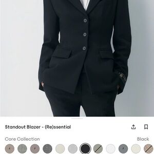 Aritzia Black Standout Blazer - Re(ssential)